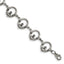 Stainless Steel Polished Claddagh 7.25in Bracelet