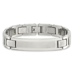 Chisel Stainless Steel Brushed and Polished 8.25 inch ID Bracelet