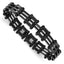 Stainless Steel Polished Black IP-plated Bracelet