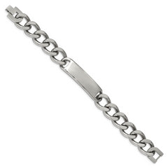 Chisel Stainless Steel Polished Curb Link 8.75 inch ID Bracelet