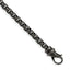 Chisel Men's Box Chain Bracelet in Stainless Steel, 5.8mm Antiqued, 8.5 Inch - Sophia Jewelers