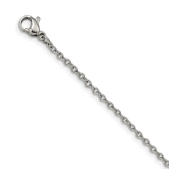 Stainless Steel Polished w/Crystal 7.5in w/1in ext. Star Bracelet