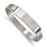 Chisel Stainless Steel Brushed 7.8mm ID Bangle
