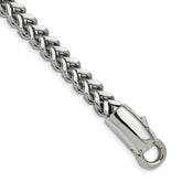 Chisel Stainless Steel Antiqued and Polished 8.5 inch Franco Link Bracelet