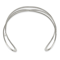 Chisel Stainless Steel Polished Cuff Bangle