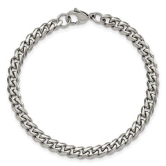 Chisel Stainless Steel Polished 6mm 8.25 inch Curb Bracelet