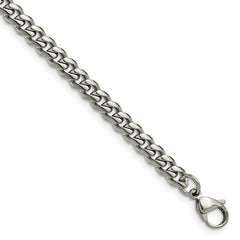 Chisel Stainless Steel Polished 6mm 8.25 inch Curb Bracelet