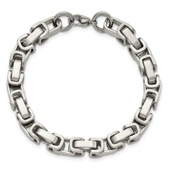 Chisel Stainless Steel Brushed and Polished 8.5 inch Bracelet