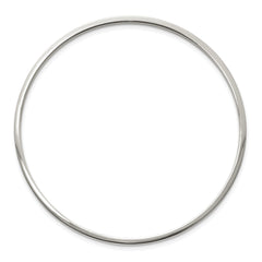 Chisel Stainless Steel Polished 2mm Bangle