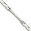 Stainless Steel & White Ceramic Bar Bracelet