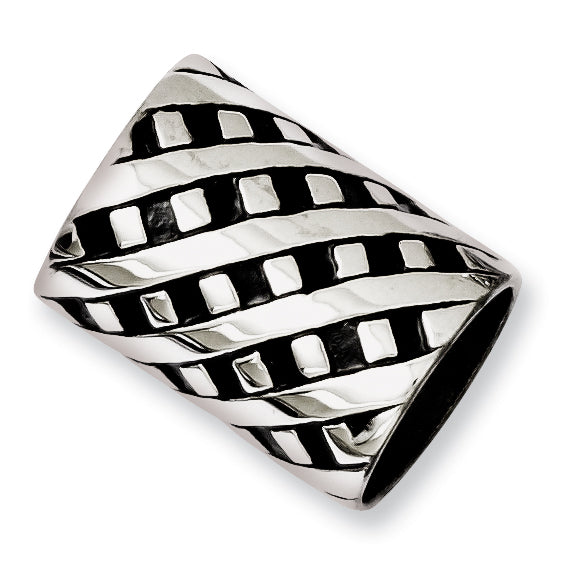 Stainless Steel Interchangeable Bracelet Spinner Bead