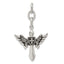 Wings & Cross Interchangeable Charm in Stainless Steel, 44mm Antiqued - Sophia Jewelers