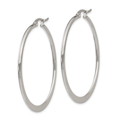 Sophia Jewelers Stainless Steel Hoop Earrings with Polished Finish Gift Ready