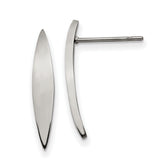 Stainless Steel Polished Post Earrings