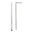 Chisel Stainless Steel Polished Long Bar Post Dangle Earrings