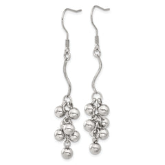 Sophia Jewelers Polished Stainless Steel Dangle Earrings Gift Ready