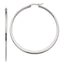 Chisel Stainless Steel Polished 50mm Diameter Hoop Earrings
