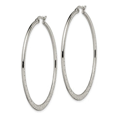 Sophia Jewelers Stainless Steel Women's Hoop Earrings Polished Elegant Gift Ready