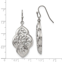 Sophia Jewelers Stainless Steel Polished Dangle Earrings for Women