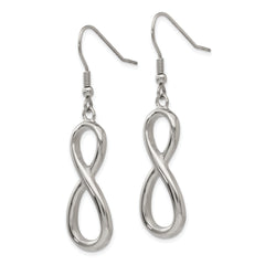 Sophia Jewelers Stainless Steel Infinity Dangle Earrings Gift Ready