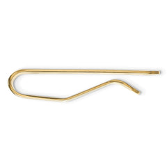 Sophia Jewelers Polished Gold Tone Stainless Steel Engravable Money Clip