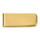 Sophia Jewelers Polished Gold Tone Stainless Steel Engravable Money Clip