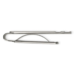 Stainless Steel Money Clip with Brushed Black Carbon Fiber Inlay Engravable and Modern Design