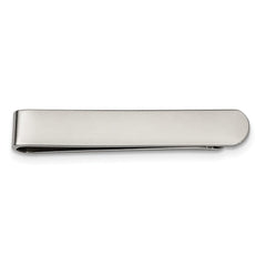 Sophia Jewelers Engravable Stainless Steel Polished Men's Money Clip & Tie Bar