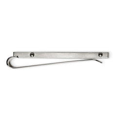 Stainless Steel Black IP-Plated CZ Elegant Men's Money Clip