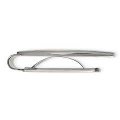 Sophia Jewelers Men's Polished Stainless Steel Black Carbon Fiber Money Clip