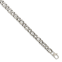 Sophia Jewelers Men's Polished Stainless Steel 24 Chain Necklace Gift-Ready