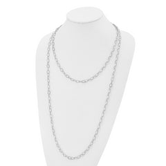Sophia Jewelers Stainless Steel Polished Layered 28in Women's Necklace