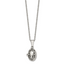 Chisel Oval Prayer Box Necklace in Stainless Steel, 18 Inch - Sophia Jewelers