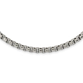 Chisel Stainless Steel Polished 24 inch Rounded Box Chain