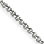 Chisel Stainless Steel Polished 3.2mm 20 inch Rolo Chain