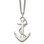 Chisel Anchor Necklace in Stainless Steel, 24 Inch - Sophia Jewelers