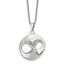 Stainless Steel Polished 17in w/2in ext Necklace