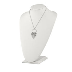 Chisel Stainless Steel Polished Circle with Bars Pendant on a 20 inch Cable Chain Necklace