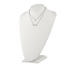 Chisel Stainless Steel Polished Heart and Bar Multi Strand 15.5 inch Cable Chain with a 1.5 inch Extension Necklace