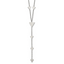 Chisel Stainless Steel Polished Triangles 24 inch Cable Chain Y Necklace