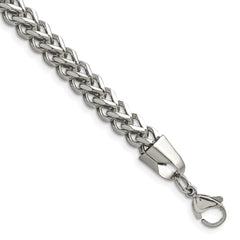 Chisel Stainless Steel Polished 5.5mm 8.5 inch Franco Chain