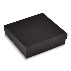 Brushed Stainless Steel Men's Set with Chocolate IP-Plating Gift Ready