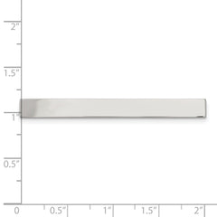 Chisel Stainless Steel Engravable Tie Bar with Polished Finish Gift Ready