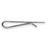 Chisel Stainless Steel Polished Tie Bar / Money Clip