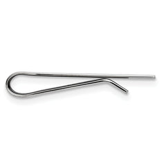 Chisel Stainless Steel Polished Tie Bar / Money Clip