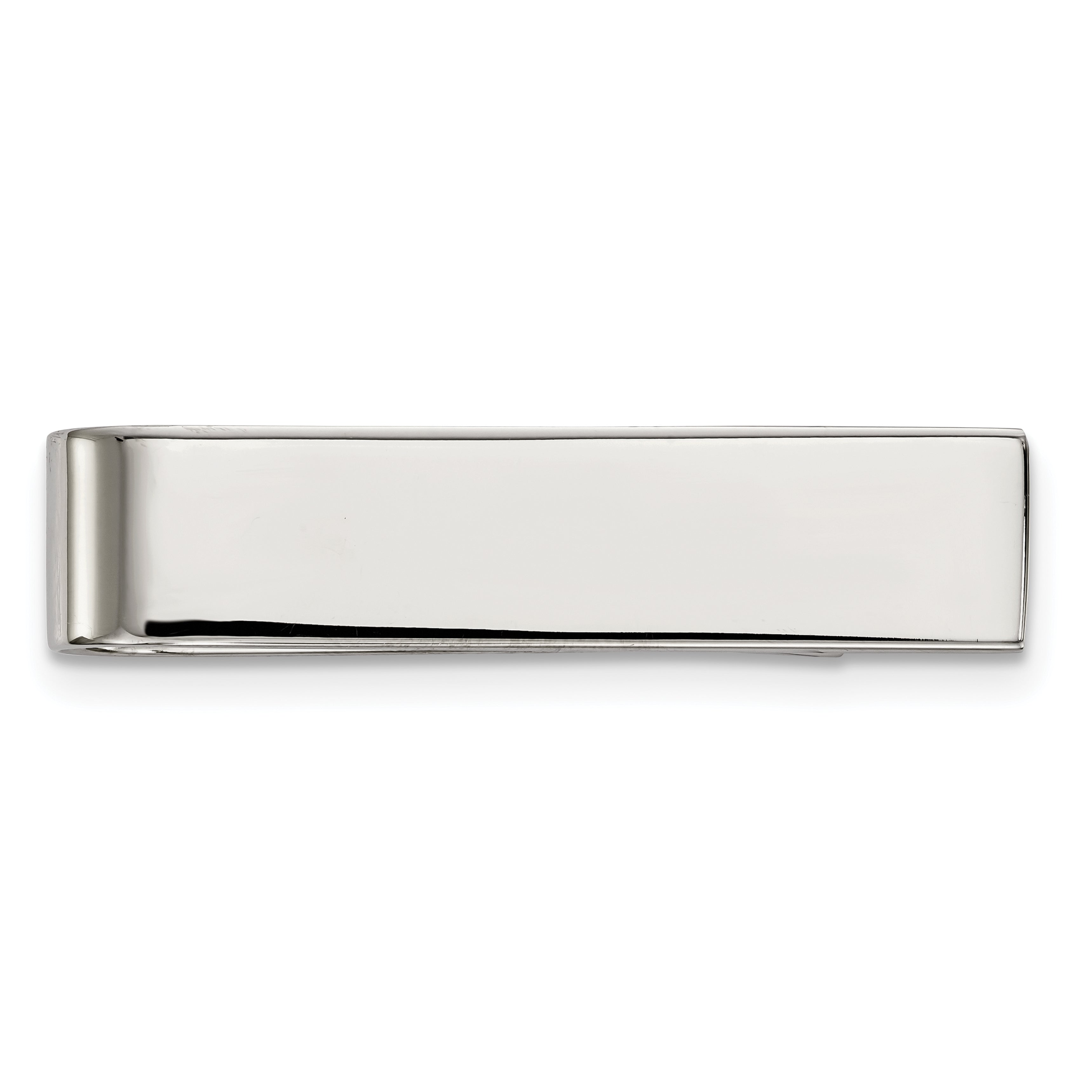 Chisel Stainless Steel Polished Tie Bar / Money Clip