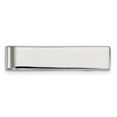 Chisel Stainless Steel Polished Tie Bar / Money Clip