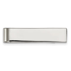 Chisel Stainless Steel Polished Tie Bar / Money Clip