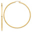 14K Polished 2.5mm Lightweight Tube Hoop Earrings