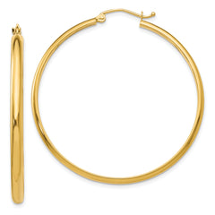 14k Polished Hoop Earring